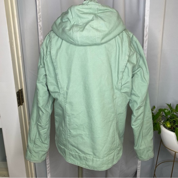 Rare Carhartt Sierra Jacket in green size medium women’s - Picture 3 of 9